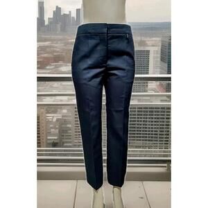 Givenchy Paris Size 40/US 8 Women's Black Cotton Slacks Trousers Ankle Pants #Z